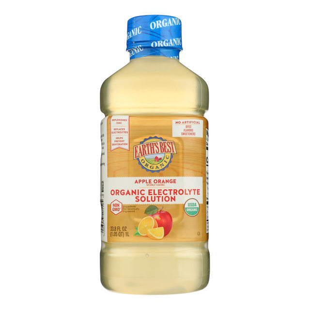Earth's Best Organic Electrolyte Drink Apple Citrus - Hydration for Baby & Kids