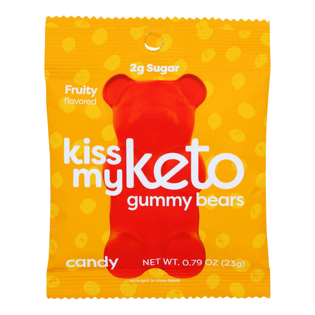 Kiss My Keto Gummy Bears 12 Pack: Low Carb Sugar-Free Candy - Keto Snacks