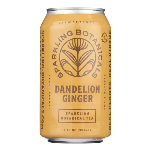 Sparkling Botanicals By Rishi: Dandelion Ginger Tea 12 Pack - Shop Now!