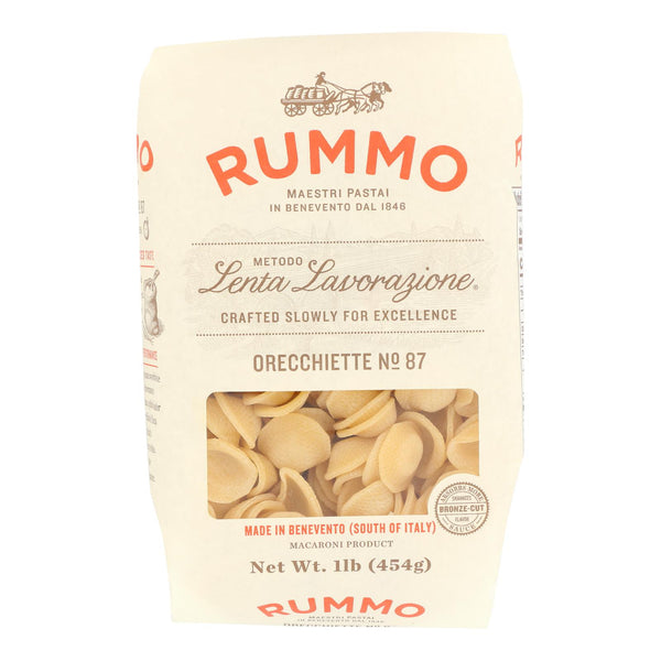 Rummo Orecchiette Pasta - 12 x 16 oz Case - Authentic Italian Pasta