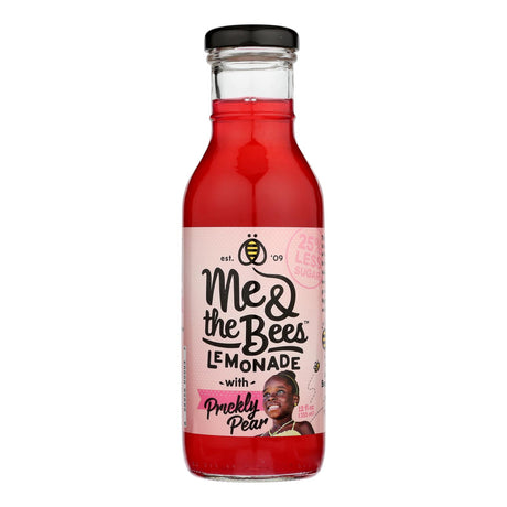 Me & The Bees Prickly Pear Lemonade - 12 Fl Oz  - Pack of 12 | Real Honey Sweetened