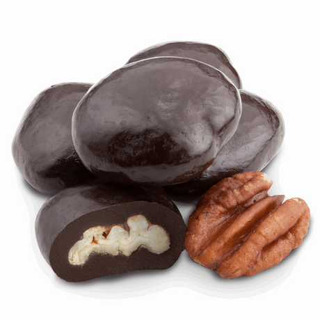 Albanese Dark Chocolate Covered Pecans - 10 lb Case - Cozy Farm 