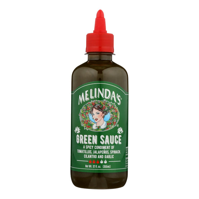 Melinda's Spicy Toma Jalapeno Green Sauce - Pack of 6 (12 Oz )