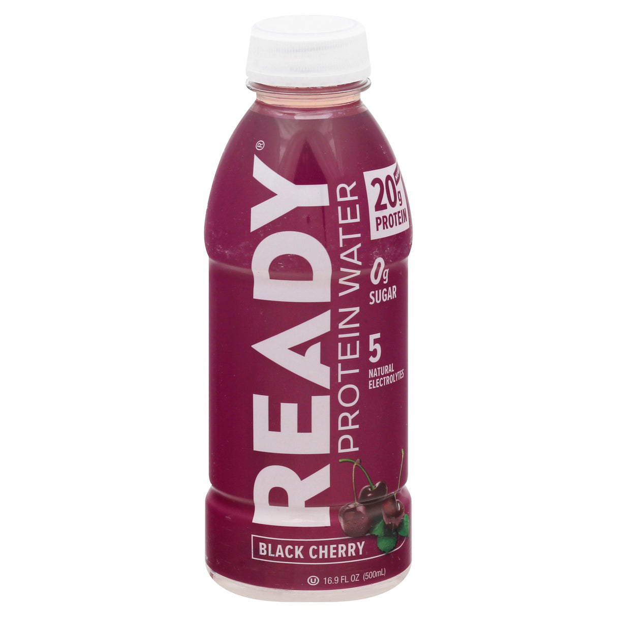 Ready Water Protein Black Cherry - 12 x 16.9 fl oz - Enhanced Hydration