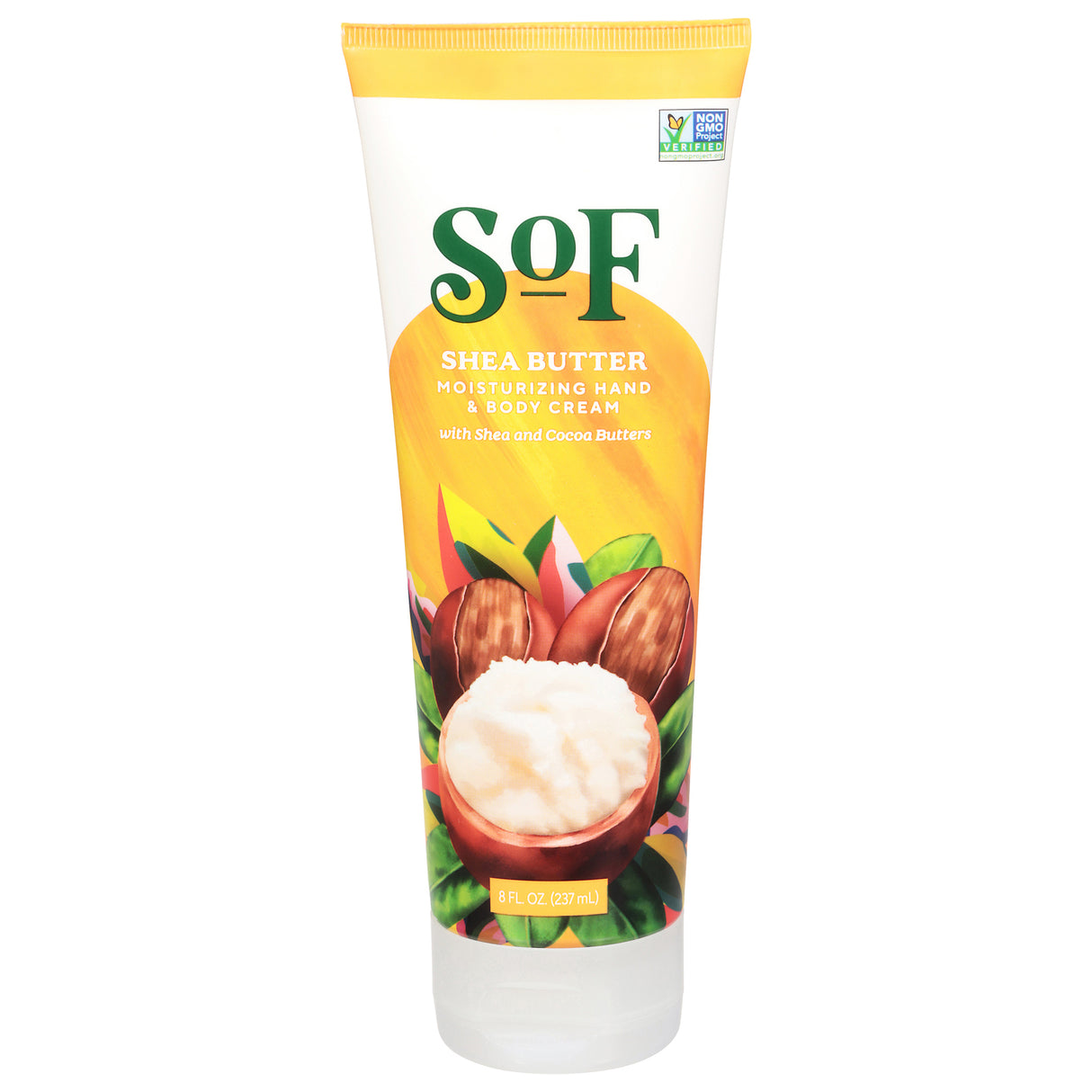 South Of France Shea Butter Hand and Body Cream, 8 oz. - Moisturizing & Scented