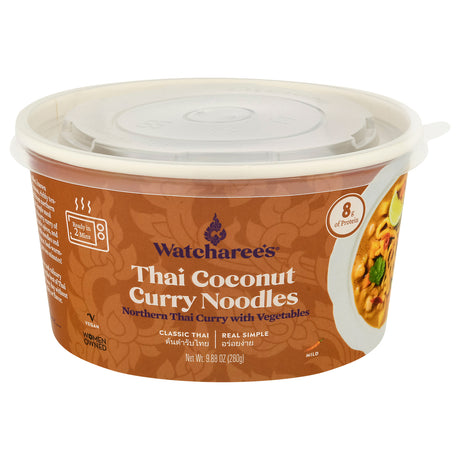 Watcharee's Thai Coconut Curry Noodle Bowl 6-Pack | Authentic & Delicious