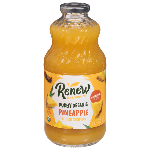 Renew Juice Company Pineapple Juice: Og2 32 fl oz (6 Pack) - Best Price!