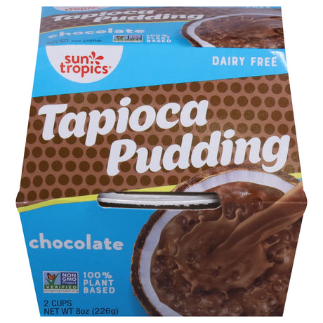 Sun Tropics Chocolate Tapioca Pudding 6-Pack | Delicious & Creamy Dessert