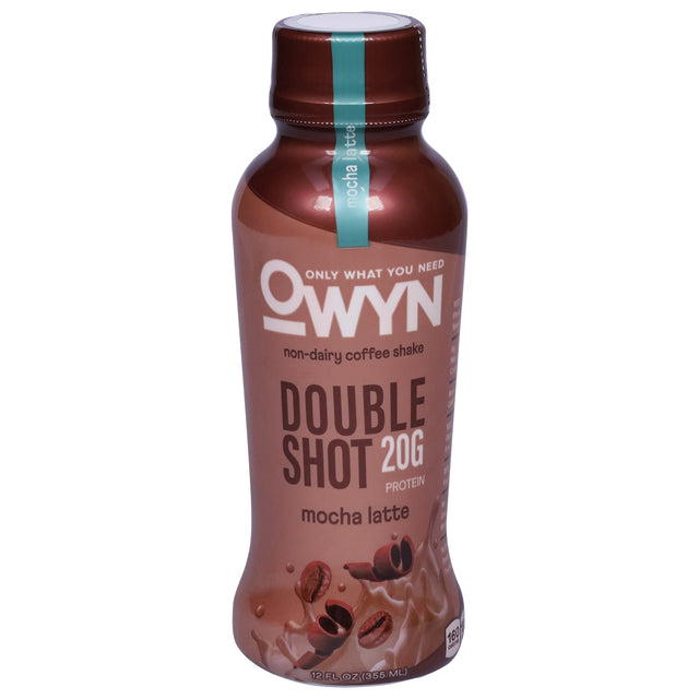 Owyn What You Need Mocha Protein Coffee Double Shot 12-12 fl oz 