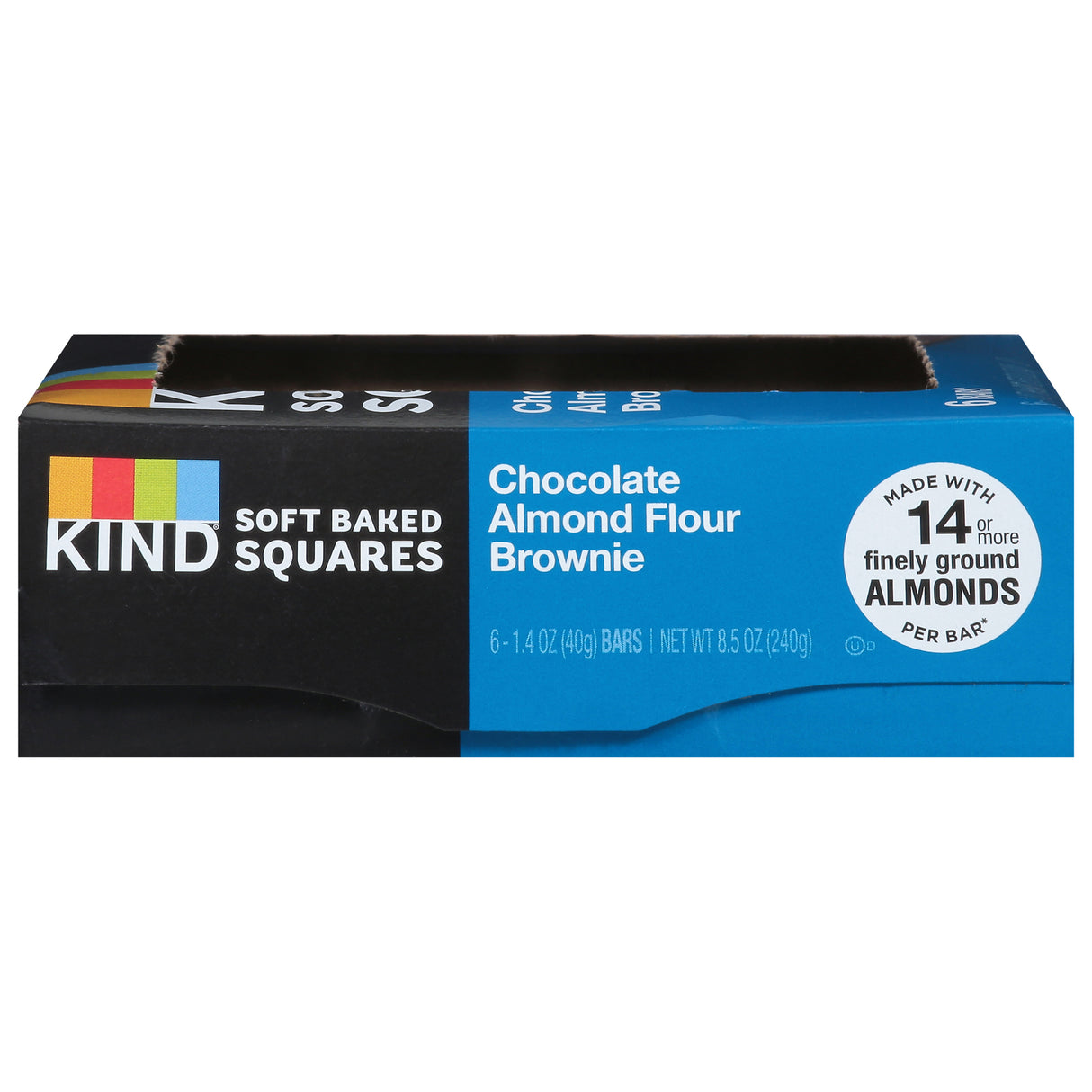 Kind Bar Chocolate Brownie Almond Square Snack Bar, 8 Bars - 1.4 oz Each