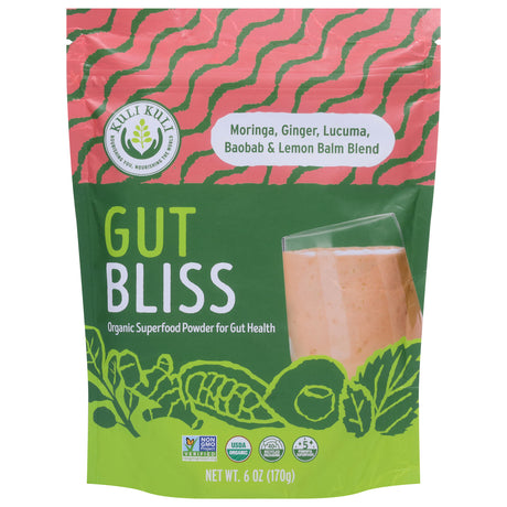 Kuli Kuli Superfood Organic Gut Bliss, 1.6 oz - Prebiotic Fiber Drink Mix