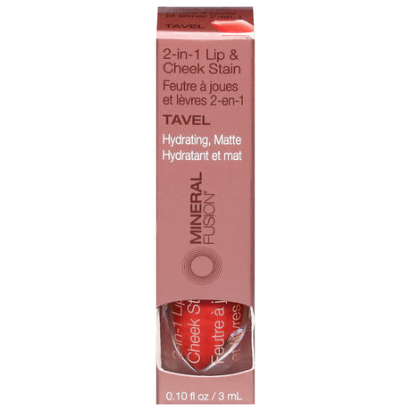 Mineral Fusion Stain - Lip & Cheek - Travel Size - 0.1 fl oz