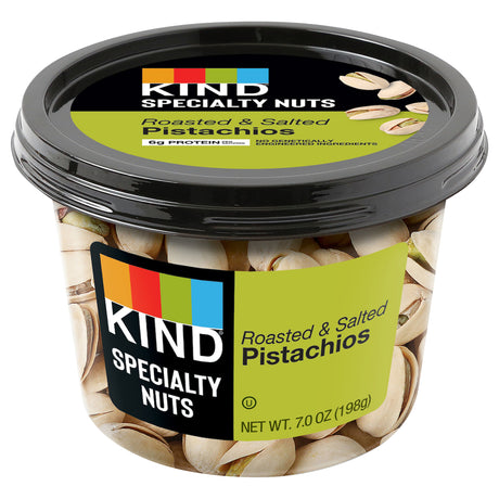 Kind Pistachios Roasted Salted 7oz (6 Pack). Fresh, Delicious & Healthy Nuts