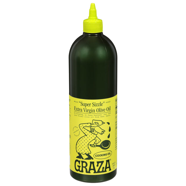 Graza Olive Oil Sizzle 1 Liter (6-Pack) | Premium Cooking & Flavor EVOOs