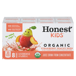 Honest Kids Organic Juice Drink, Appley Ever After, 5.46 fl oz, Pack of 8