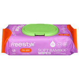 Freestyle Bamboo Wipes 72 Count - Soft, Gentle, Absorbent Baby Wipes