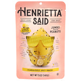 Henrietta Said Lemon Pepper Peanuts 12x5oz: Zesty Snack - Free Shipping!
