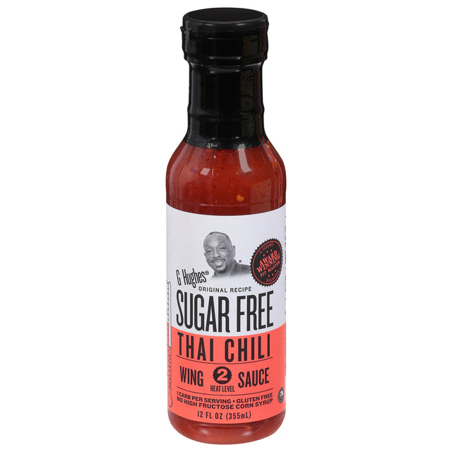 G Hughes Sugar-Free Thai Chili Wing Sauce 6-Pack | Low Carb & Keto Friendly