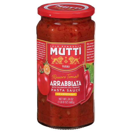 Mutti Arrabbiata Pasta Sauce, Authentic Italian Tomato Sauce - (Pack of 6) 24 oz
