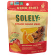 Solely Dried Fruit Organic Mango Strips - Pack of 6 - 5 oz Bags
