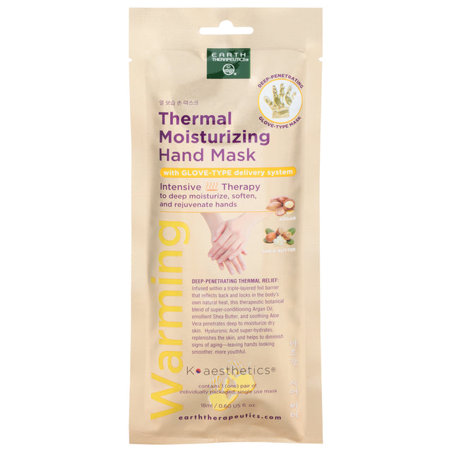 Earth Therapeutics Hand Mask - Thermal Moist - Single Pair Treatment