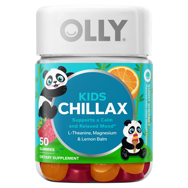 Olly Kids Chillax Multivitamin Gummies - Calming Support - 50 Count