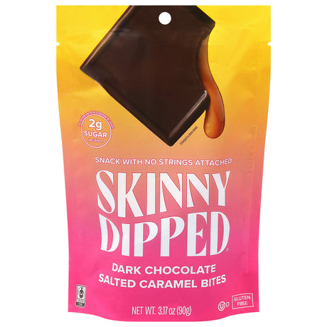 Skinnydipped Dark Chocolate Caramel Bites, 10-Pack, 3.17 oz Each