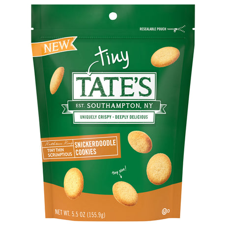 Tate's Bake Shop Tiny Snickerdoodle Cookies, 6-5.5 oz Packs