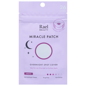 Rael Inc. Overnight Spot Cover Patch - Acne Pimple Healing - 26 Count