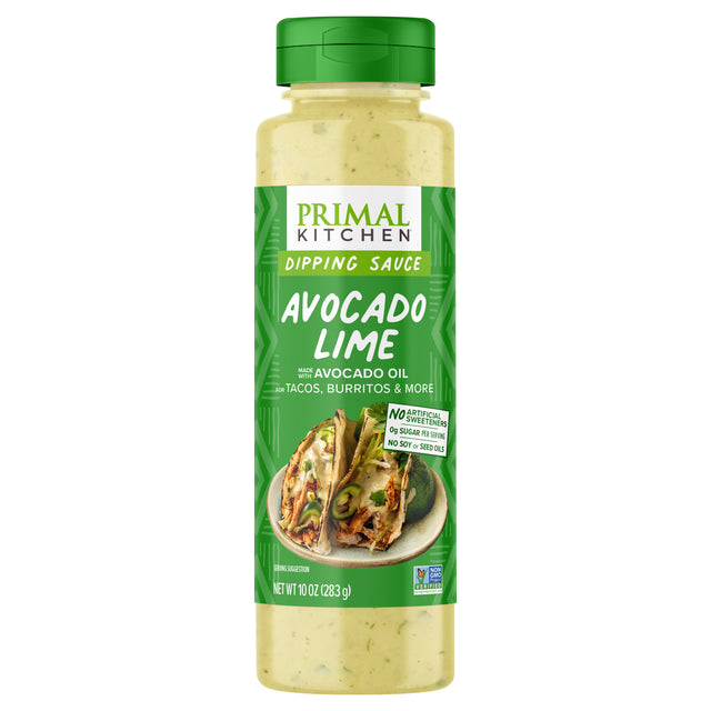 Primal Kitchen Avocado Lime Dip & Dressing (Pack of 6) - 10 oz