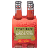 Fever-tree Ginger Beer Blood Orange, 4/6.8 fz (Pack of 6) - Premium Drink Mixer