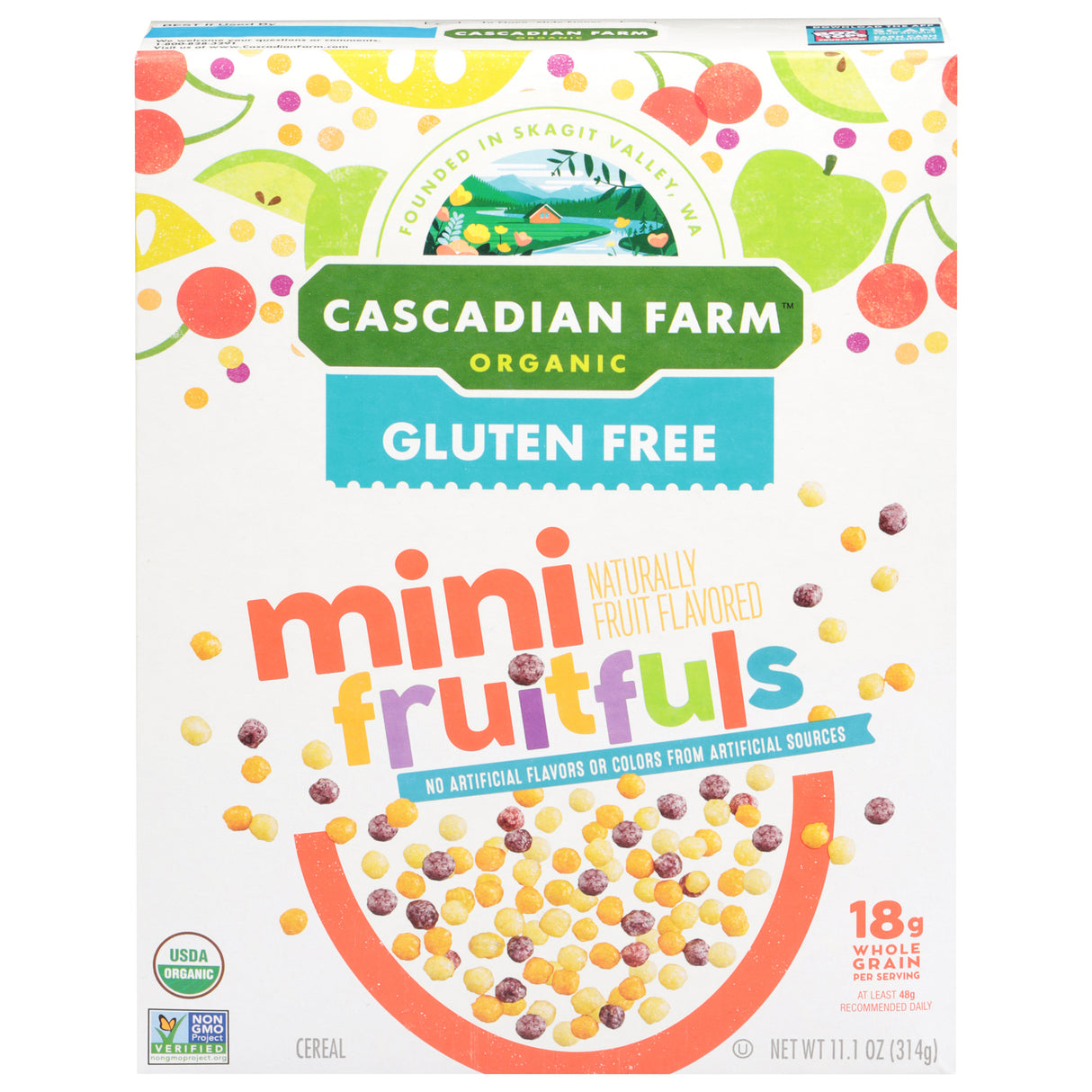 Cascadian Farm Organic Mini Fruitfuls Cereal, 11.1 oz, 10 Count