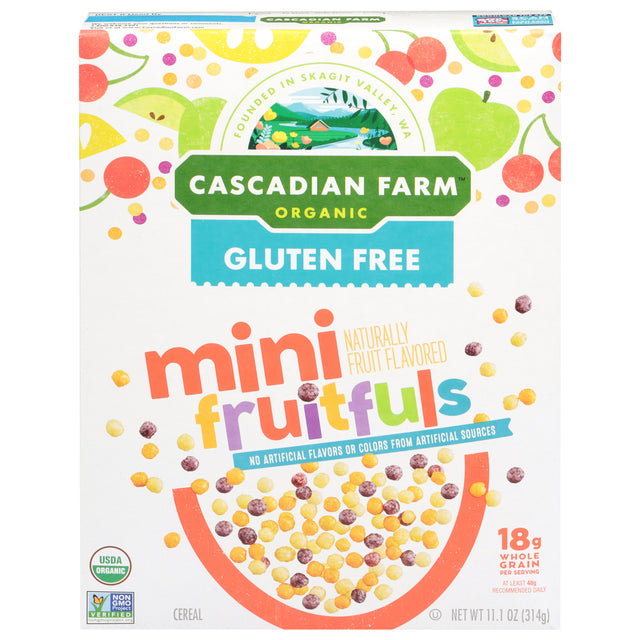 Cascadian Farm Organic Mini Fruitfuls Cereal, 11.1 oz, 10 Count