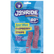 Joy Ride Sour Strips Blue Raspberry - Pack of 10 (3.5 Oz Each) - Tangy Candy Sticks