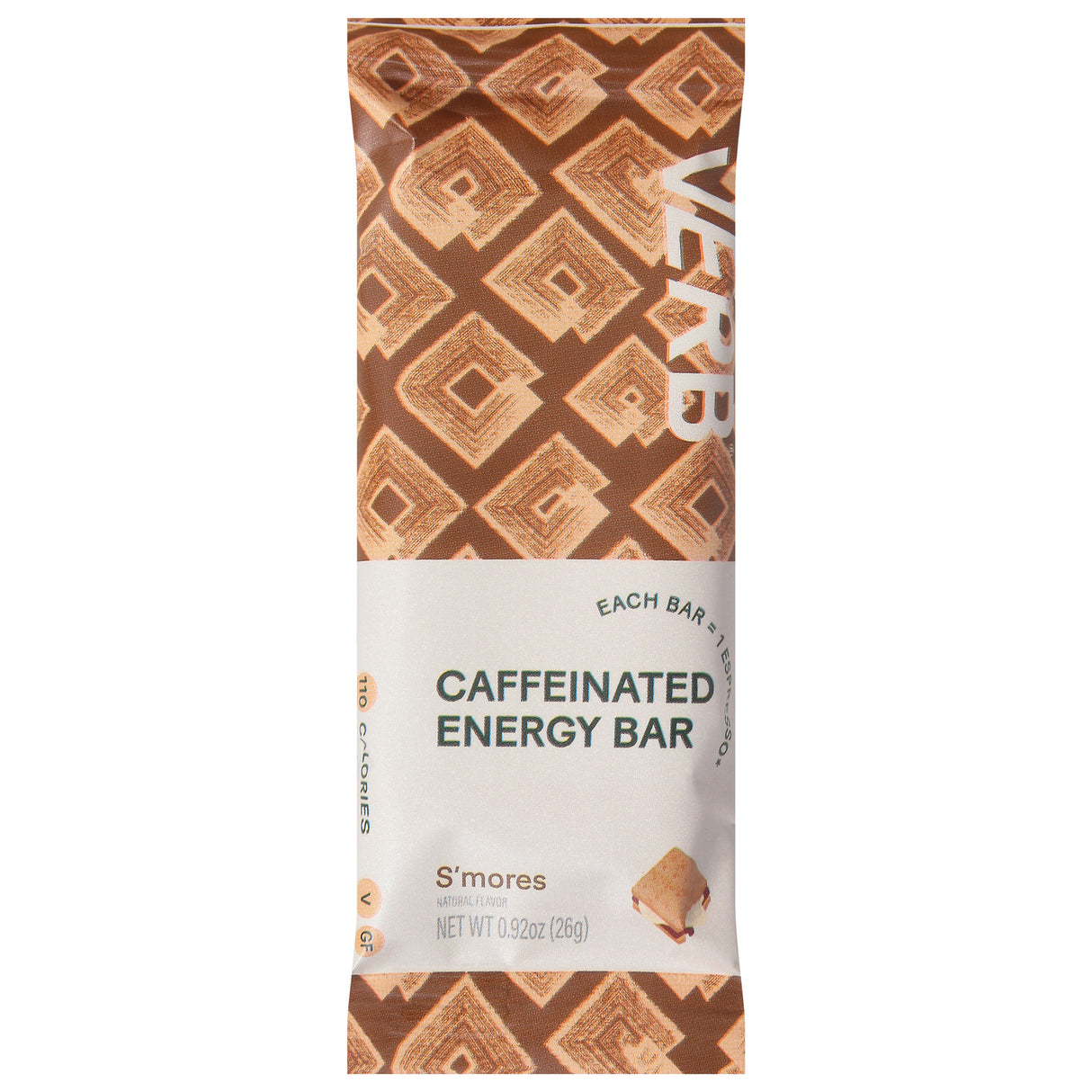 Verb Energy S'mores Energy Bar - 16-.92 Oz