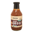 Woodstock Organic Hickory BBQ Sauce, 18 oz (Case of 12) - Gluten-Free Condiment