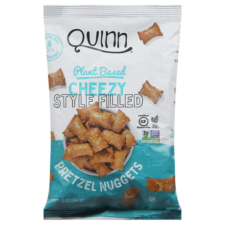 Quinn Plant-Based Cheezy Filled Pretzel Nuggets - Pack of 8 (5.8 oz Bags)