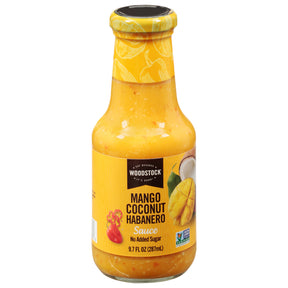 Woodstock Mango Coconut Habanero Sauce (12 Pack) - Spicy Gourmet Hot Sauce