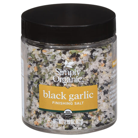 Simply Organic Black Garlic Salt - 2.19 oz (Pack of 6)