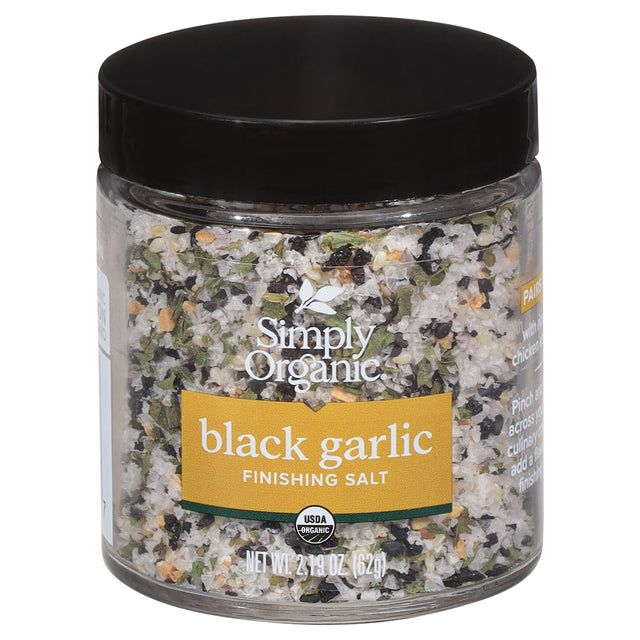 Simply Organic Black Garlic Salt - 2.19 oz (Pack of 6)