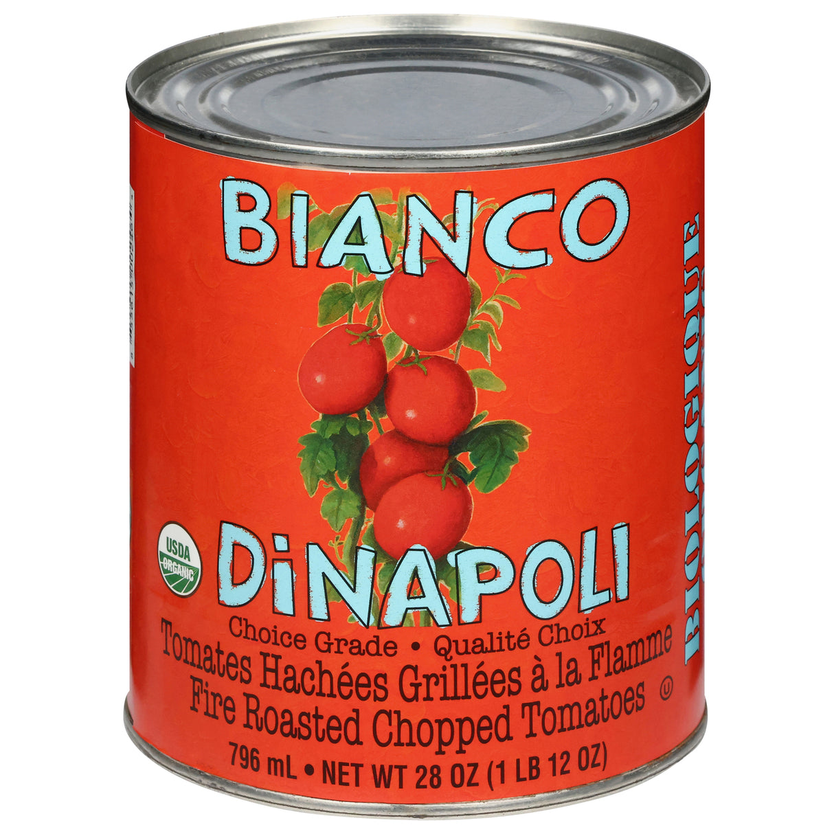 Bianco Dinapoli Tomatoes: Fire Roasted & Chopped - 6 , Authentic Flavor