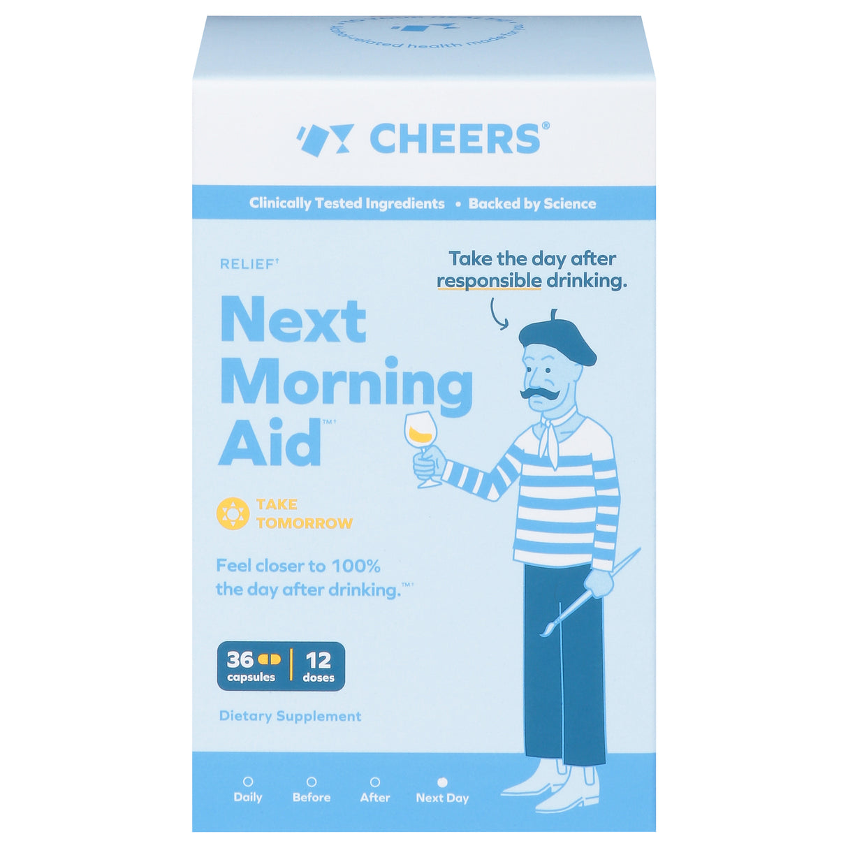 Cheers Next Morning Hangover Relief - 36 Count