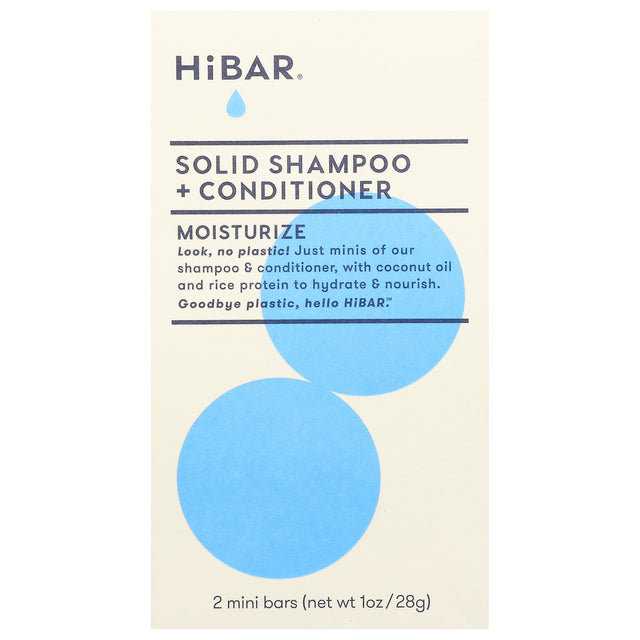 Hibar Mini Shampoo & Conditioner Bar Set - 1 oz |Shampoo Bar|Hibar Inc.