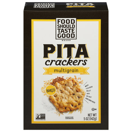 Food Should Taste Good Multigrain Pita Crackers: Baked, 6 pk - Shop Now