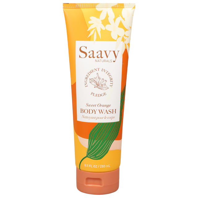 Saavy Naturals Sweet Orange Body Wash - 8.5 fl oz - Natural & Organic