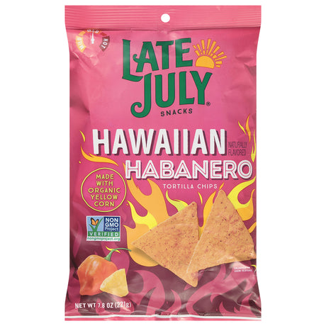 Late July Snacks Tortilla Chips Variety Pack: OG, BBQ, Hot - 12x7.8oz Bags