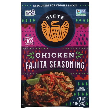Siete Chicken Fajita Seasoning 12 Pack: Authentic Flavor, Easy Meals