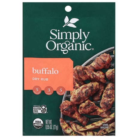 Simply Organic Buffalo Rub Seasoning - (12 - 0.95 oz )
