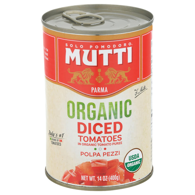 Mutti Diced Tomatoes, 6-14 oz  - Italian Grown