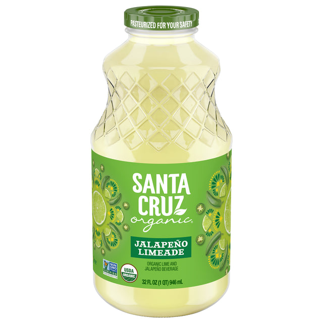 Santa Cruz Organic Jalapeno Limeade - (Pack of 6) 32 oz